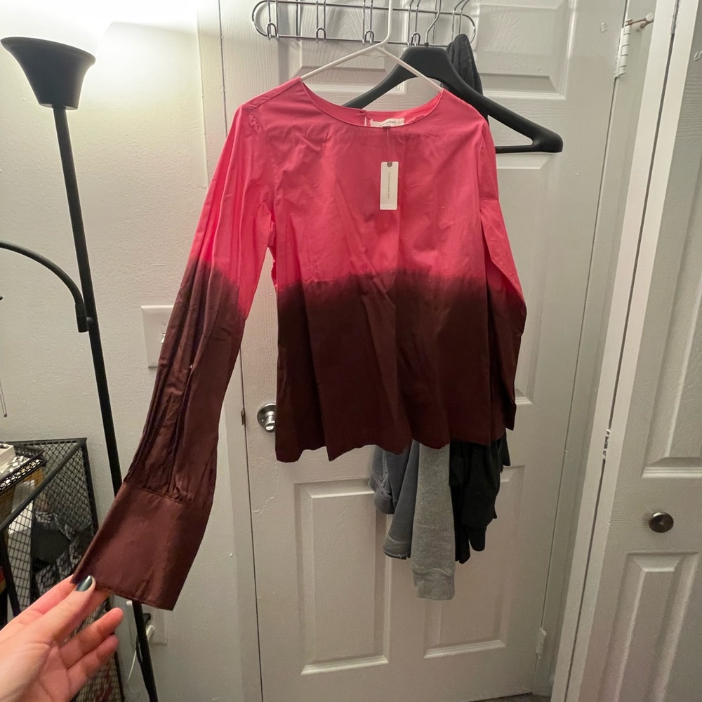 DOROTHEA DIP-DYED BLOUSE